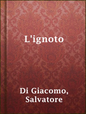 cover image of L'ignoto